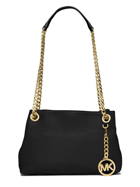 michael kors black crossbody with chain|Michael Kors small crossbody black.